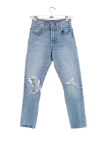 Blue Cotton Levi's Jeans