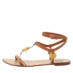 Brown Leather Valentino Sandals