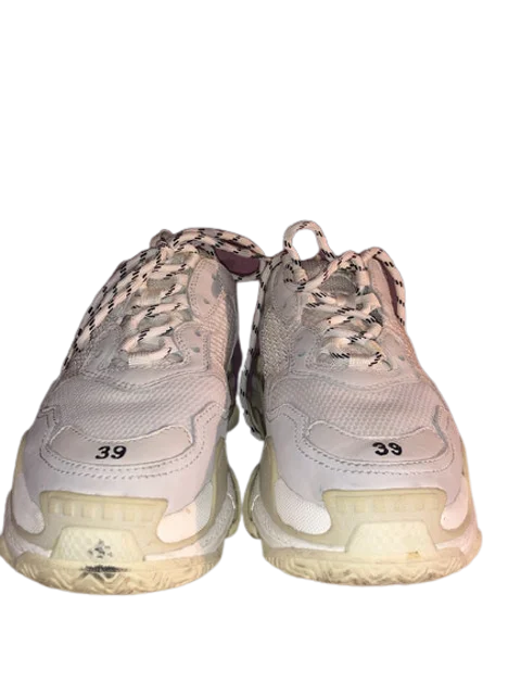 White Mesh Balenciaga Sneakers