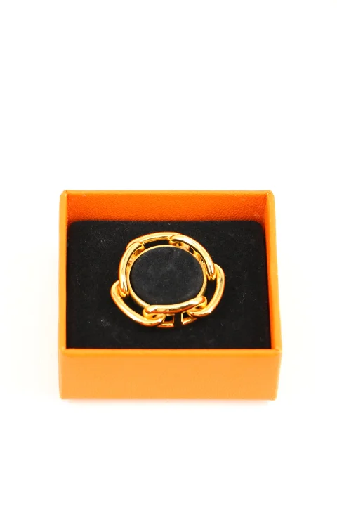 Gold Metal Hermès Ring