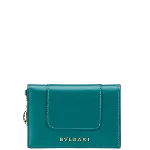 Green Leather Bvlgari Wallet