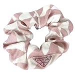 Pink Fabric Prada Hair Accessory