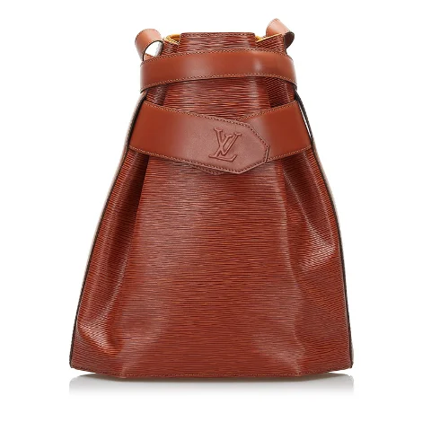 Brown Leather Louis Vuitton Sac D'épaule