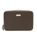 Brown Fabric Burberry Clutch