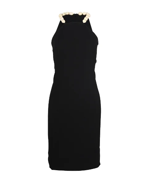 Black Acetate Moschino Dress