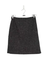 Black Wool Paule Ka Skirt