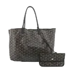 Black Canvas Goyard Tote