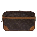 Brown Canvas Louis Vuitton Compiegne