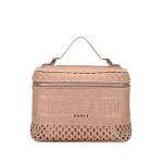 Pink Mesh Dior Vanity Bag