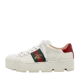 White Leather Gucci Sneakers