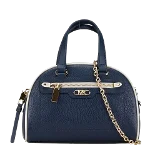 Navy Leather Michael Kors Handbag