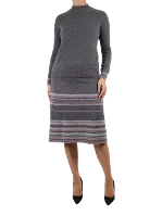 Grey Cashmere Agnona Dress