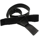 Black Leather Lanvin Belt