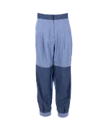 Blue Cotton Loewe Pants