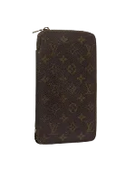 Brown Canvas Louis Vuitton Case