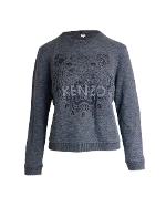 Grey Cotton Kenzo Sweatshirt