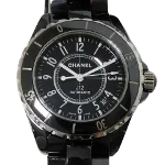 Black Fabric Chanel Watch