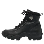 Black Leather Moncler Boots