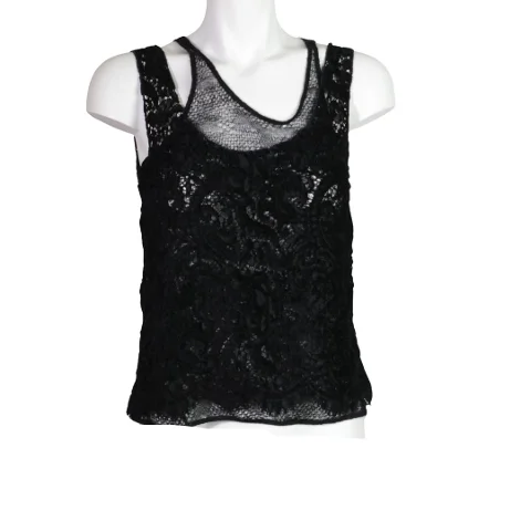 Black Lace Chanel Top