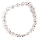 White Metal Tasaki Bracelet