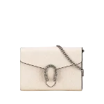 White Leather Gucci Dionysus