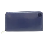 Navy Leather Loewe Wallet