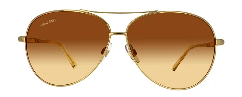 Gold Metal Swaroski Sunglasses