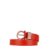 Red Leather Salvatore Ferragamo Belt