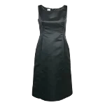 Black Satin Armani Collezioni Dress