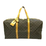 Brown Canvas Louis Vuitton Sac Souple