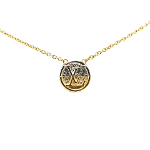 Gold Metal Louis Vuitton Necklace