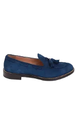 Blue Suede Fratelli Rossetti Flats