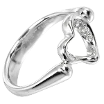 Silver Metal Tiffany & Co. Ring