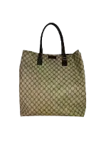 Beige Canvas Gucci Swing Tote