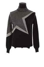 Black Wool Mugler Sweater