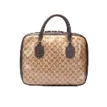 Brown Canvas Gucci Briefcase