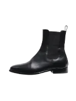 Black Leather The Row Boots