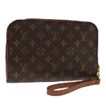 Brown Canvas Louis Vuitton Orsay