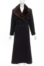 Black Cashmere Chanel Coat