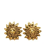 Gold Metal Chanel Cufflinks