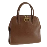 Brown Leather Salvatore Ferragamo Handbag