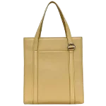 Beige Leather Cartier Tote