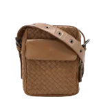 Brown Leather Bottega Veneta Crossbody Bag