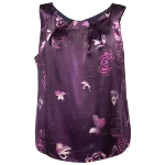 Purple Silk Armani Collezioni Top