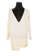 Beige Polyester Pinko Sweater