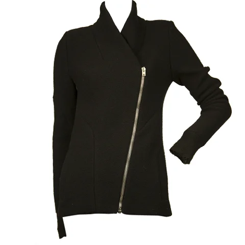 Black Wool Iro Jacket
