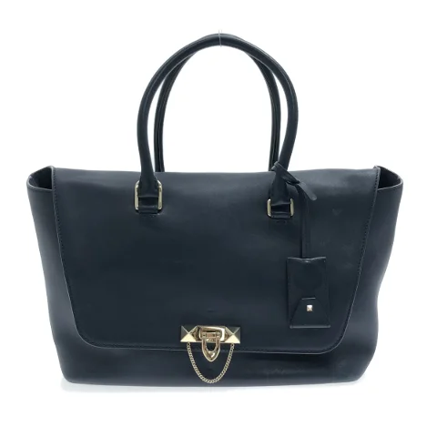 Navy Leather Valentino Handbag