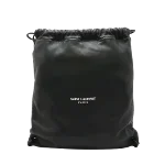 Black Leather Yves Saint Laurent Backpack