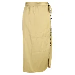 Gold Fabric Dries Van Noten Skirt
