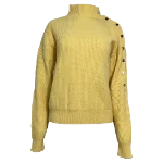 Yellow Cashmere Maje Sweater